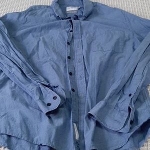 Long sleeve button down.